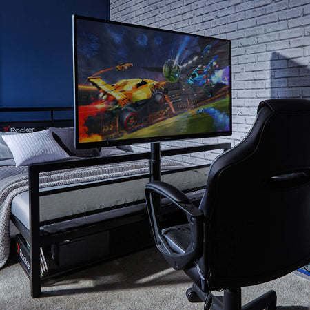 Basecamp Double 4ft6 TV Gaming Bed - Black