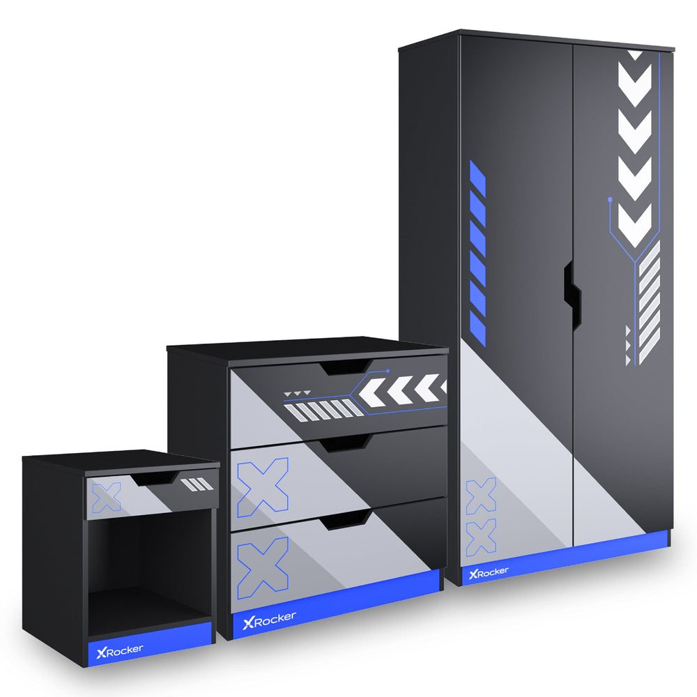 Stylish and supportive X Rocker Octane furniture set for gamers