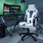 Maverick Ergonomic Office Gaming Chair - White/Black
